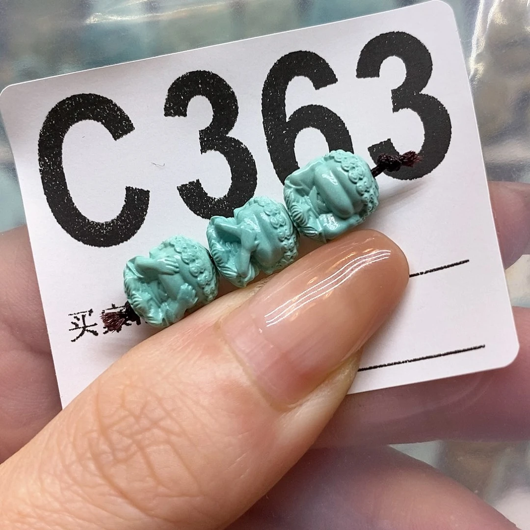 未镶嵌绿松石绿松石配饰定制