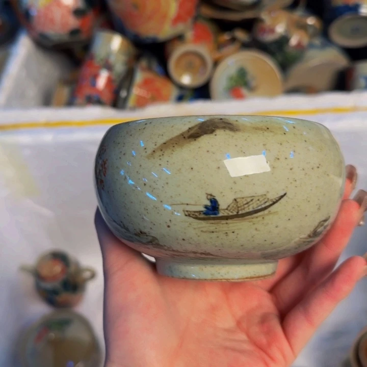 瓷片景德镇陶瓷手工手绘