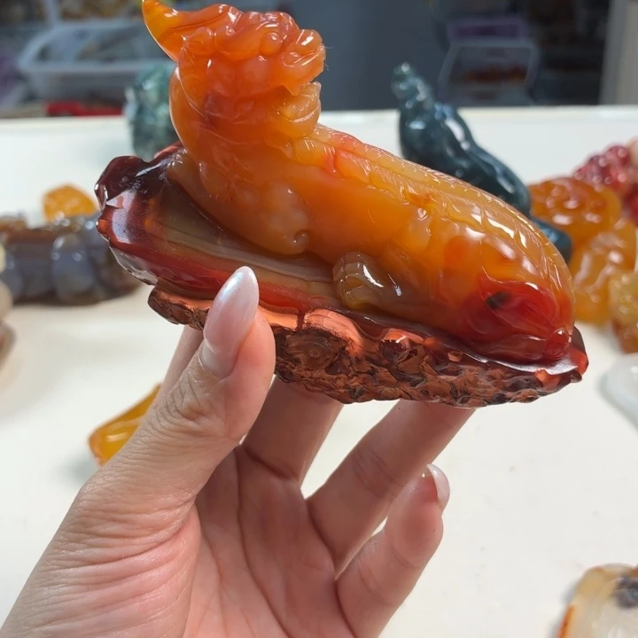 玛瑙/玉髓未镶嵌吊坠(不含链)