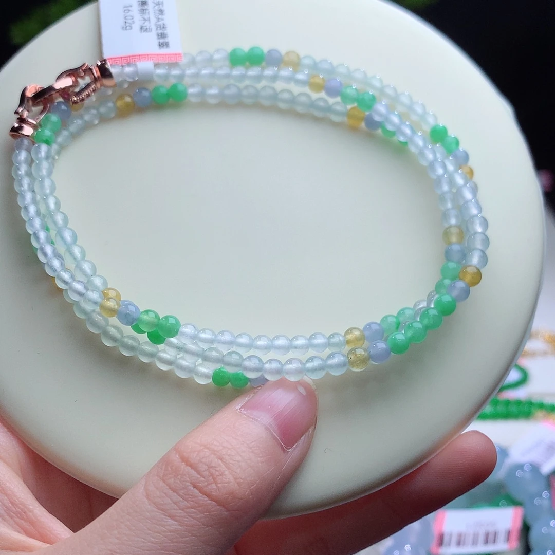 翡翠未镶嵌项链卡3.8