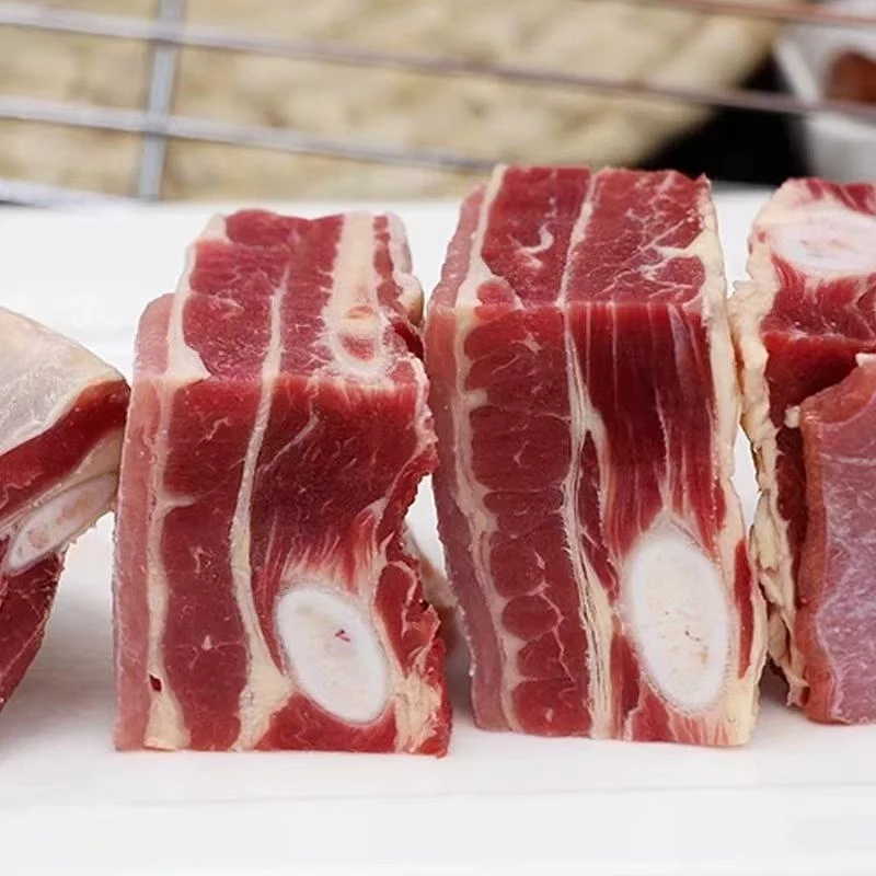 （顺丰冷链次日达）齐市安格斯牛排骨鲜肉现发一人一称重（现场称重改价为准）红肉