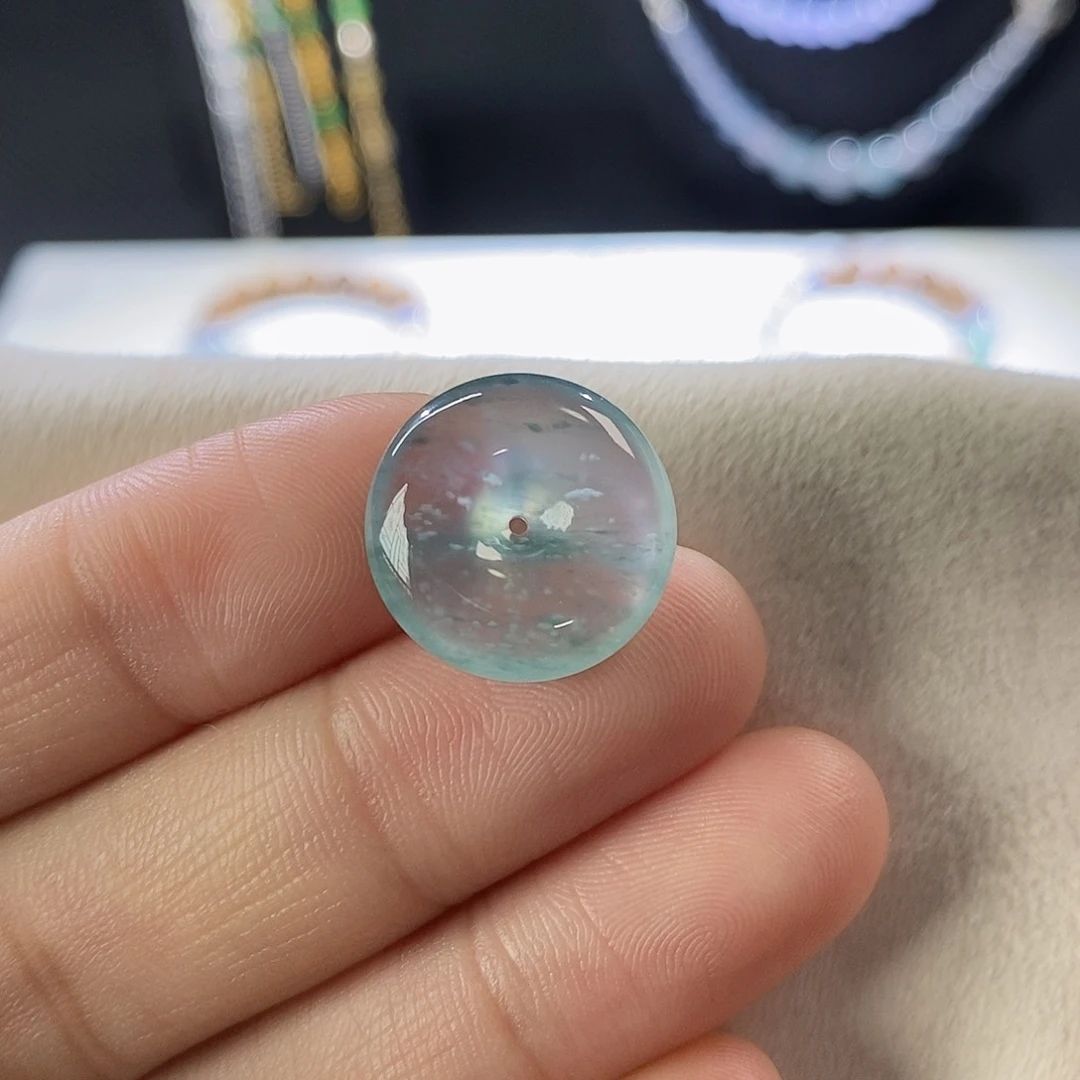 翡翠挂件未镶嵌特价平安扣