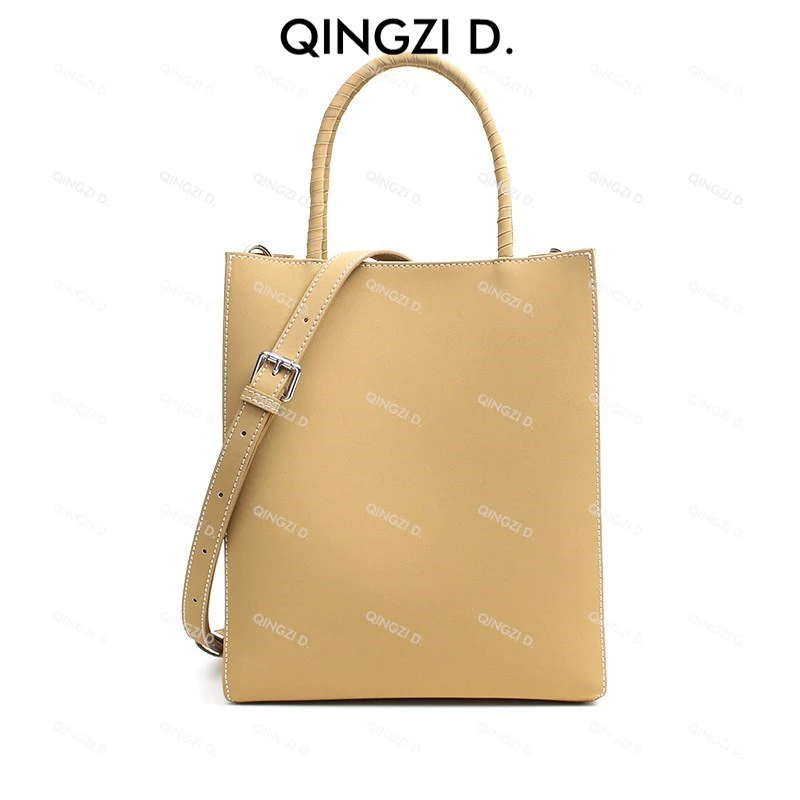 【董清子】【简致·牛皮纸】简约单肩斜跨休闲复古精美潮流时尚女包921