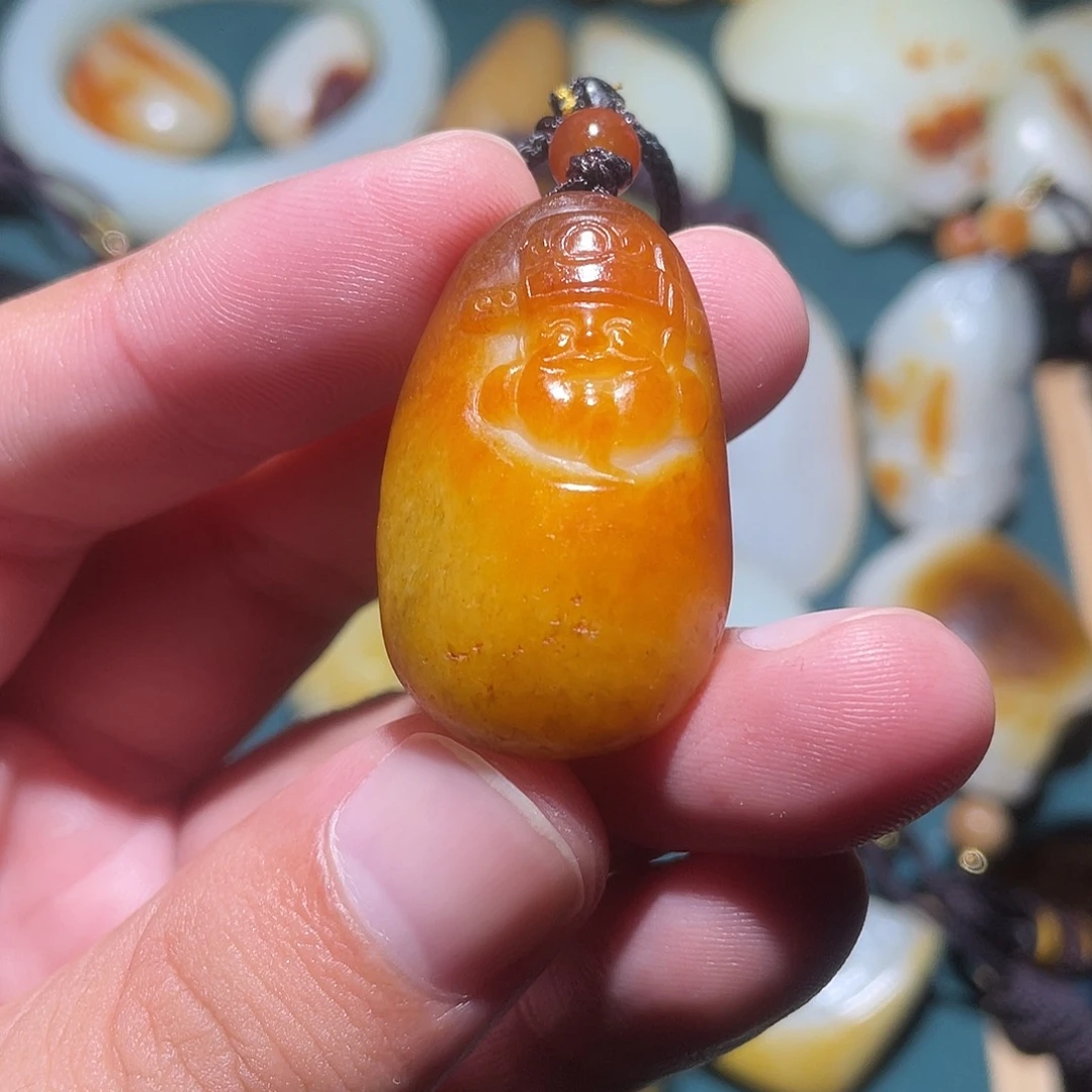 小***炖和田玉未镶嵌车挂