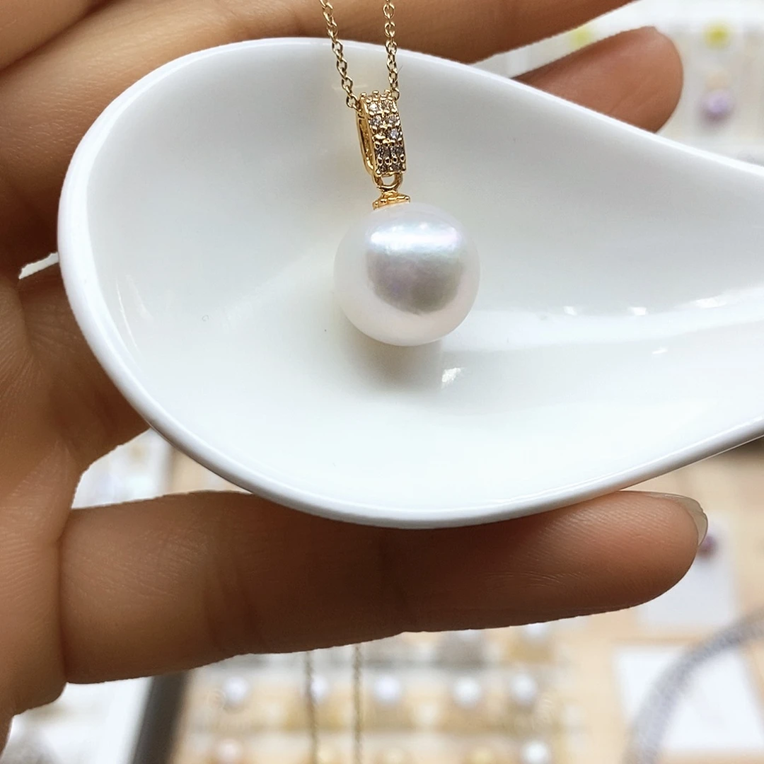 淡水珍珠颈饰合金