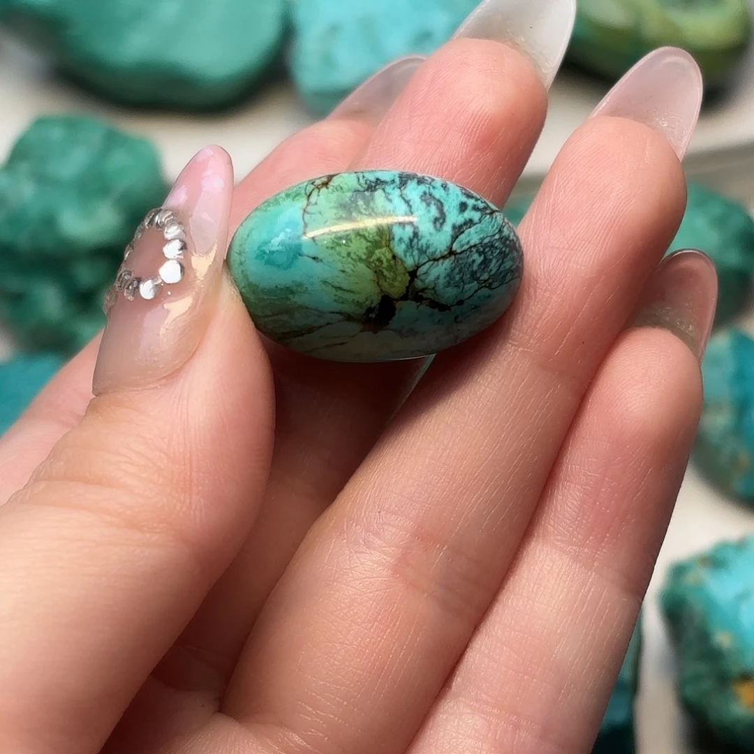 绿松石未镶嵌绿松石老型