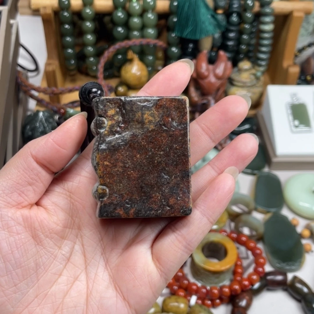 【闪购商品】岫岩河磨玉（透闪石质玉）手把件未镶嵌