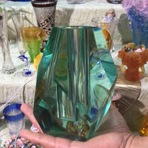 有机玻璃清货水晶花瓶微瑕