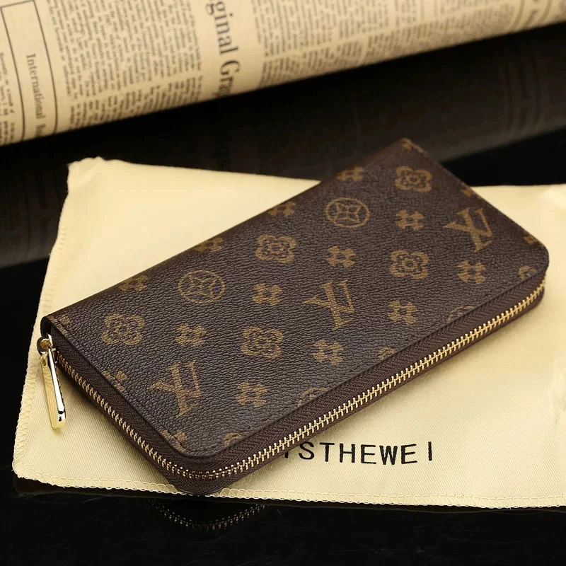 品牌真皮钱包2024新款男女士通用长款大容量高档牛皮奢侈品手拿包