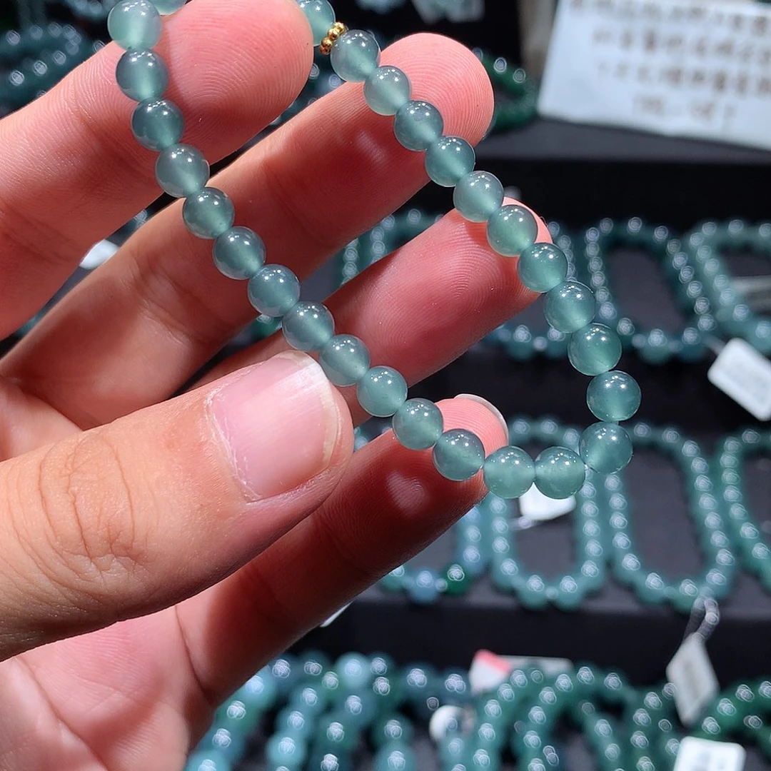 未镶嵌手链翡翠天然a货翡翠手串5.8