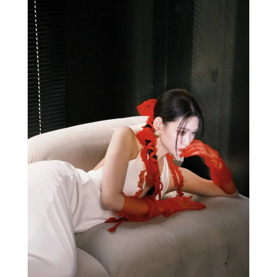 小南一｜小众新娘创意褶皱 蕾丝纱头绳