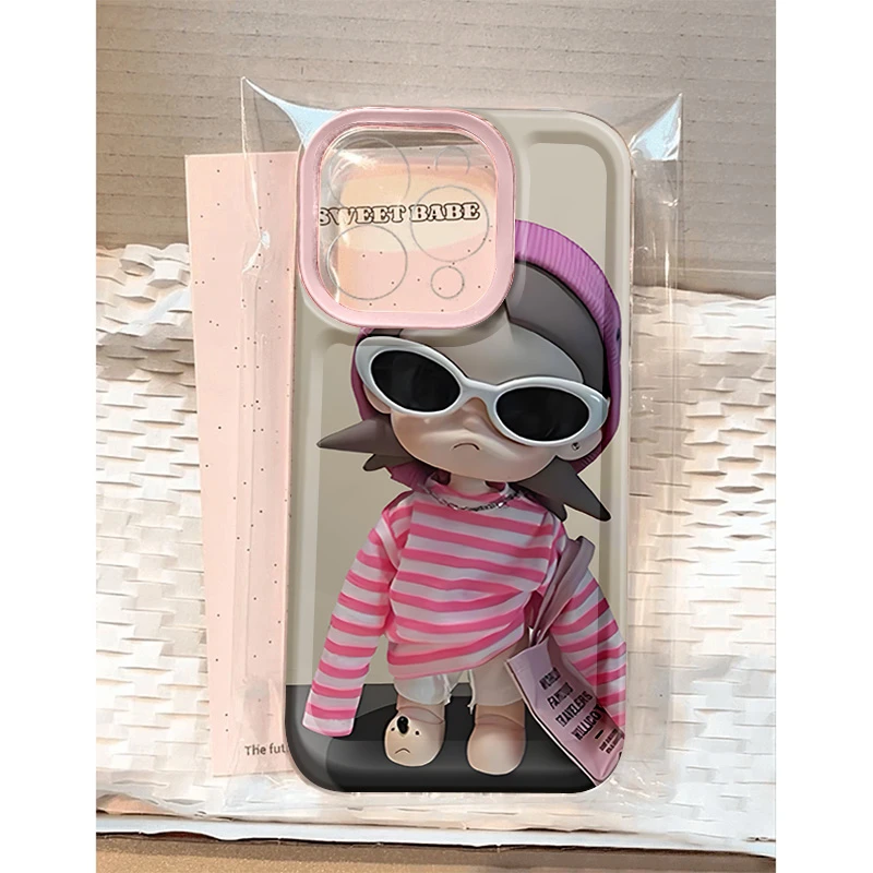 墨镜嘎子姐适用苹果17手机壳iPhone15promax防摔161514男13女12软