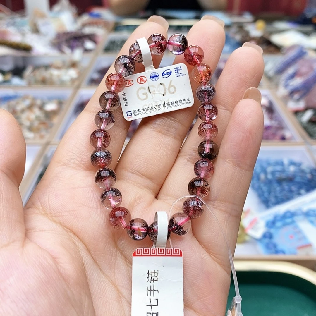 水晶手链未镶嵌D****宙G906超七7mm