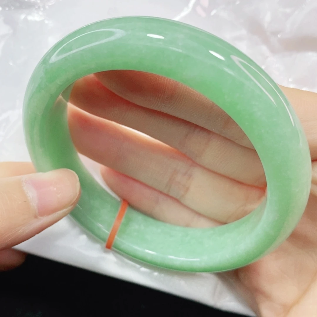 未镶嵌手镯翡翠静*铝58正圈