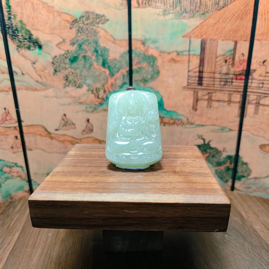L和田玉观音吊坠0458