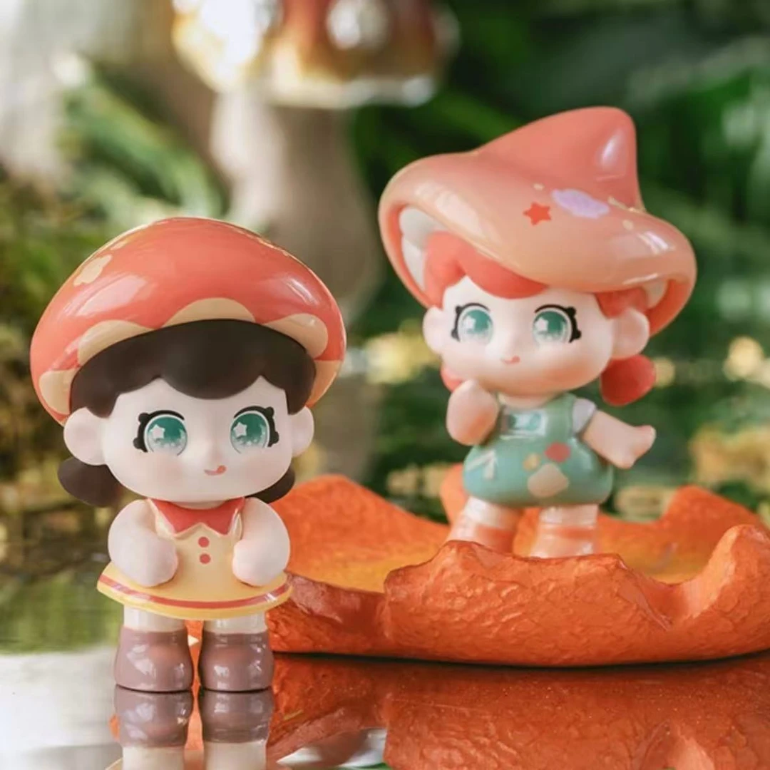 蘑菇小甜心可爱潮玩萌粒可做钥匙扣