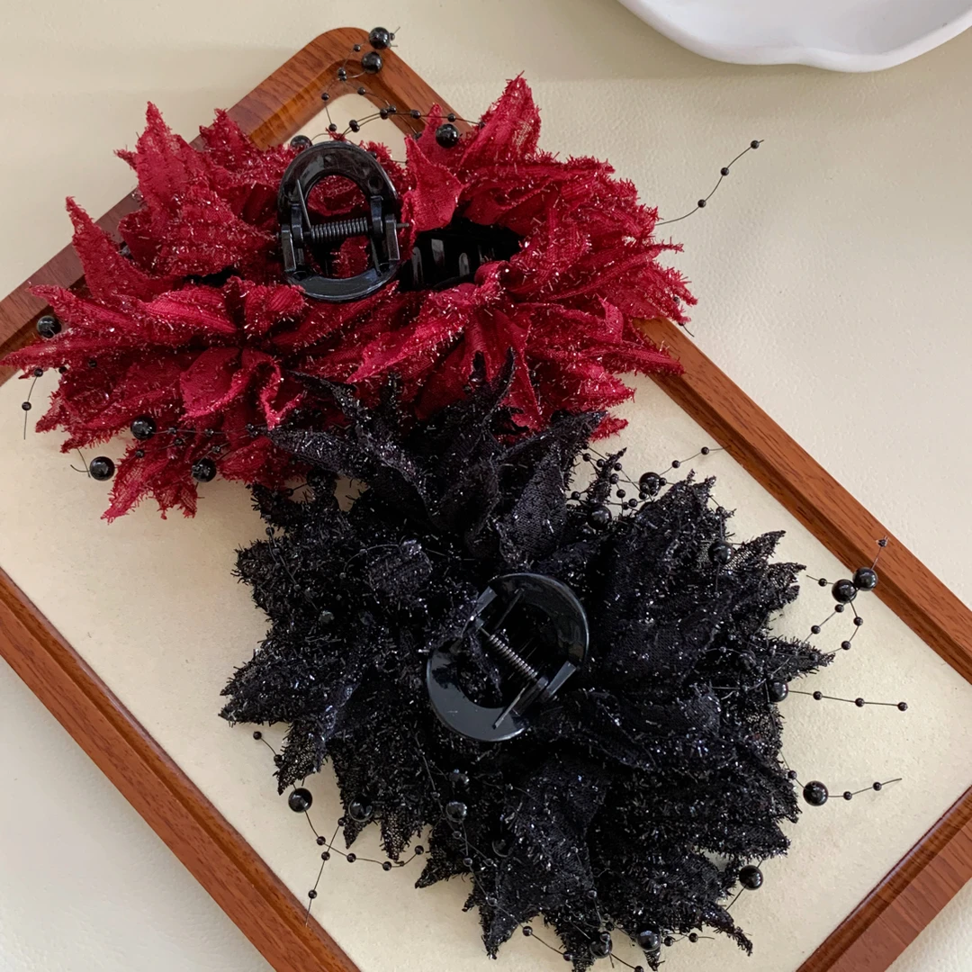 抓夹千金风休闲风气质发夹发饰时尚