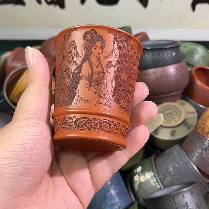茶杯紫砂全手工紫砂主人杯