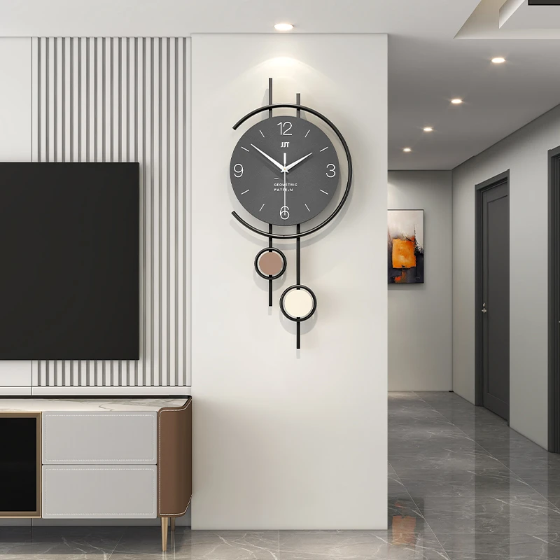 久久达轻奢挂表简约钟表新款大气客厅钟表钟表挂墙式家用挂钟