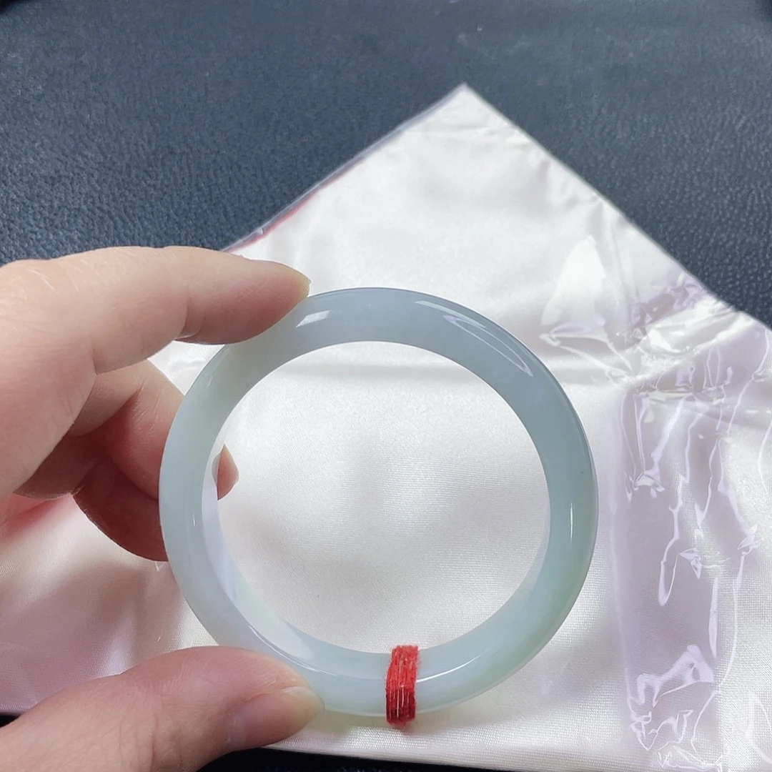 翡翠未镶嵌手镯天然翡翠手镯53.7