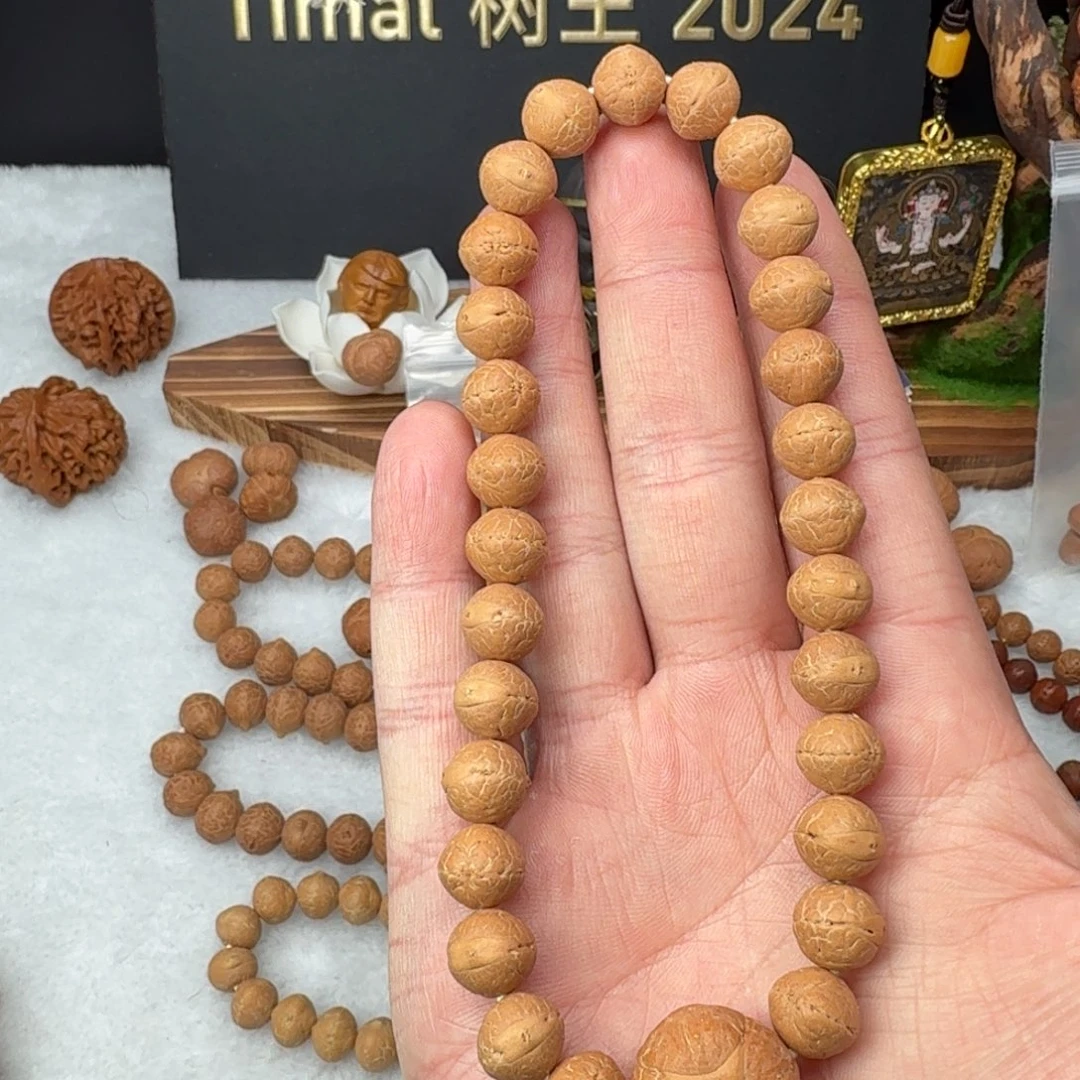 吊坠凤眼菩提同树实心矮圆大眼27颗手持