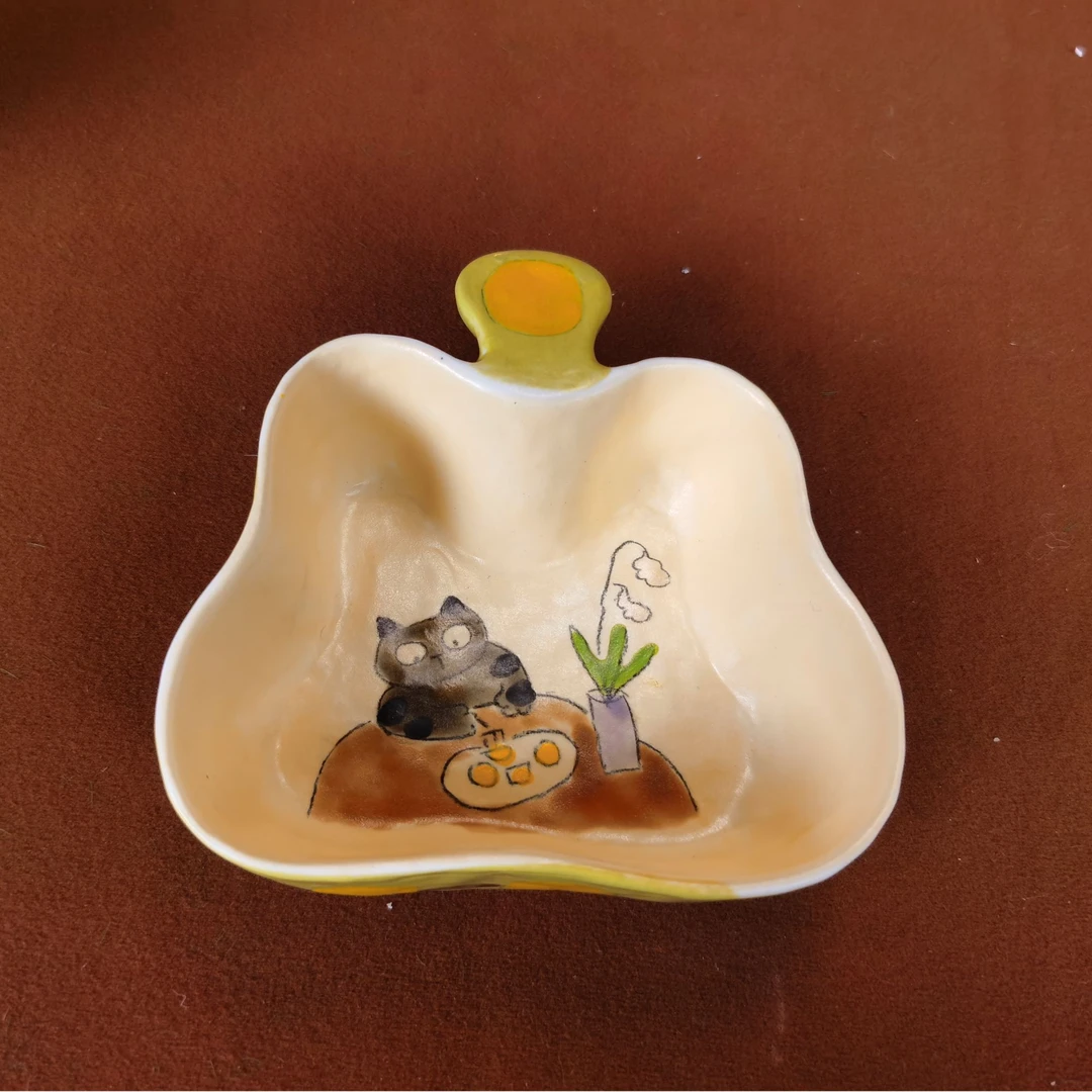 A923手工创意陶瓷小碟