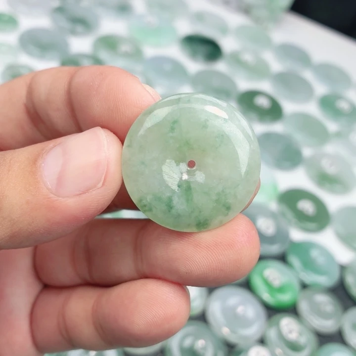 翡翠未镶嵌颈饰缅甸天然A货翡翠29.2-6.0