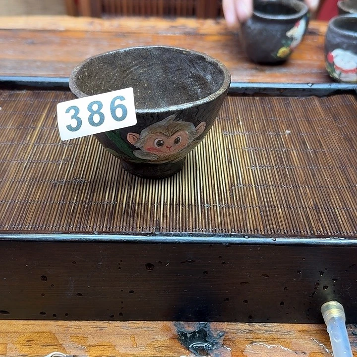 纯手工制作粗陶茶具