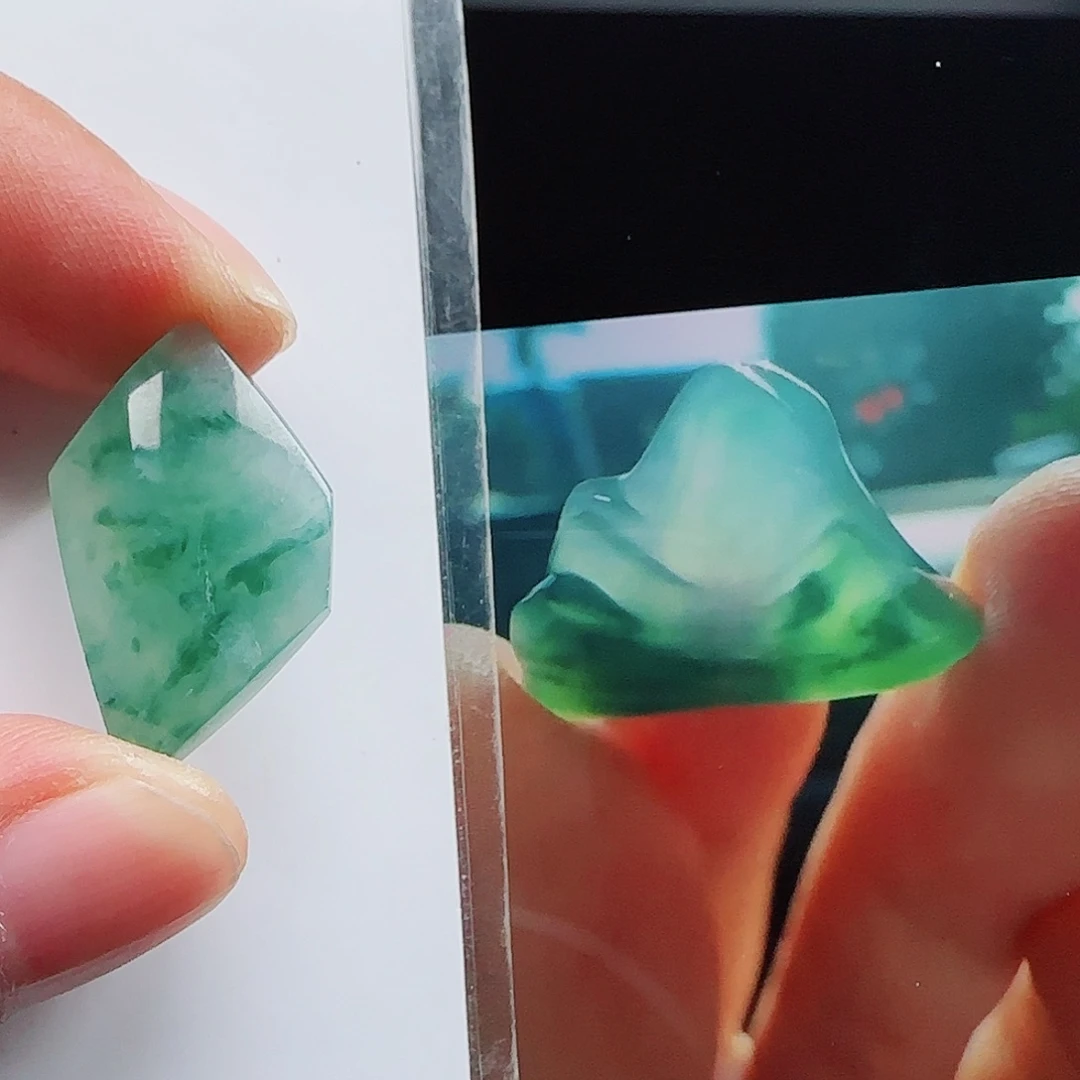 定制翡翠未镶嵌缅甸天然A货翡翠含老师工艺