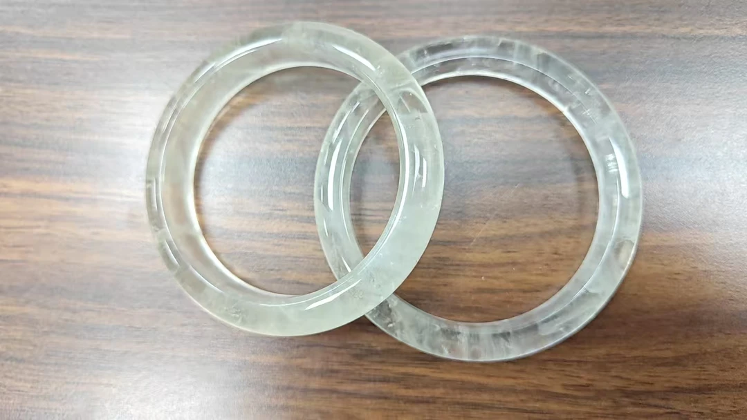 面面来财珠宝C3447-黄发晶水晶手镯-配盒-多样性发其一/浅