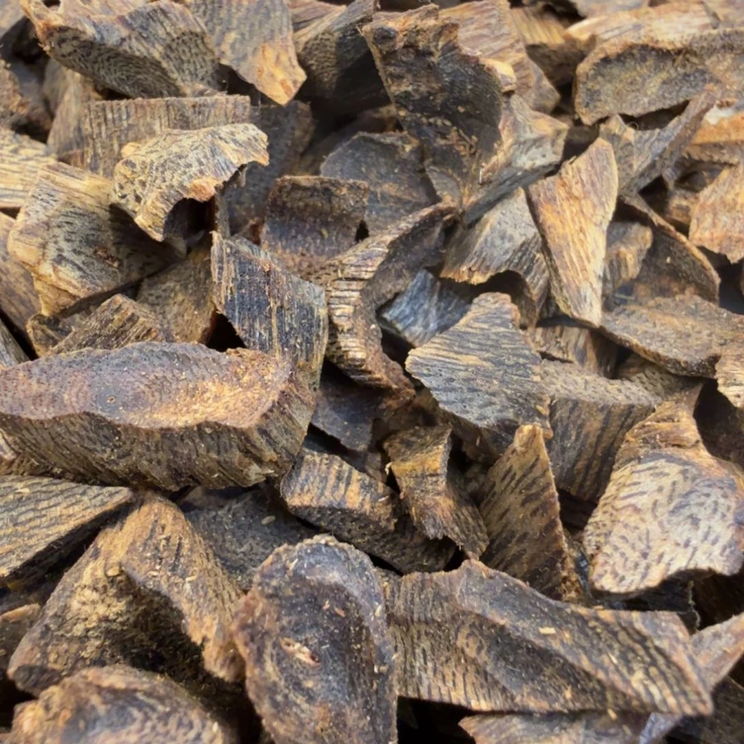 沉香碎屑沉香透顶绿壳子肉30克