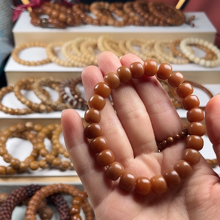 菩提根/象牙果手串8*10老型菩提根单圈