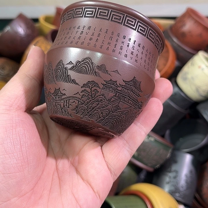 茶杯紫砂全手工紫砂主人杯