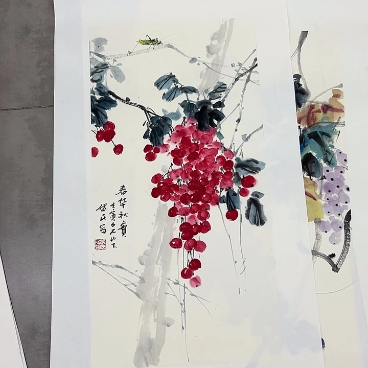国画精品收获作品