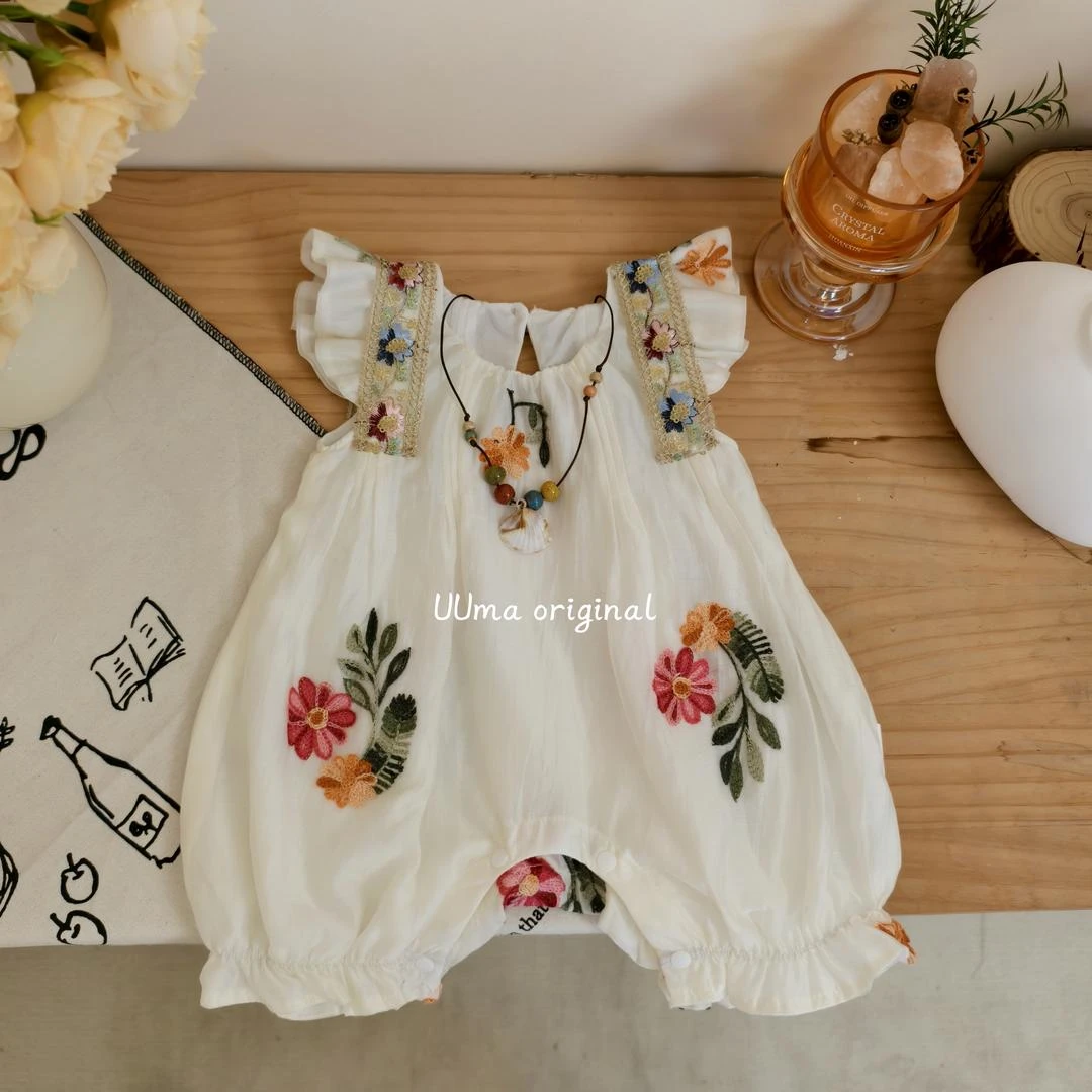 【MM】2025婴儿女童夏季儿童公主洋气纯棉新生儿薄款婴幼儿女宝哈哈