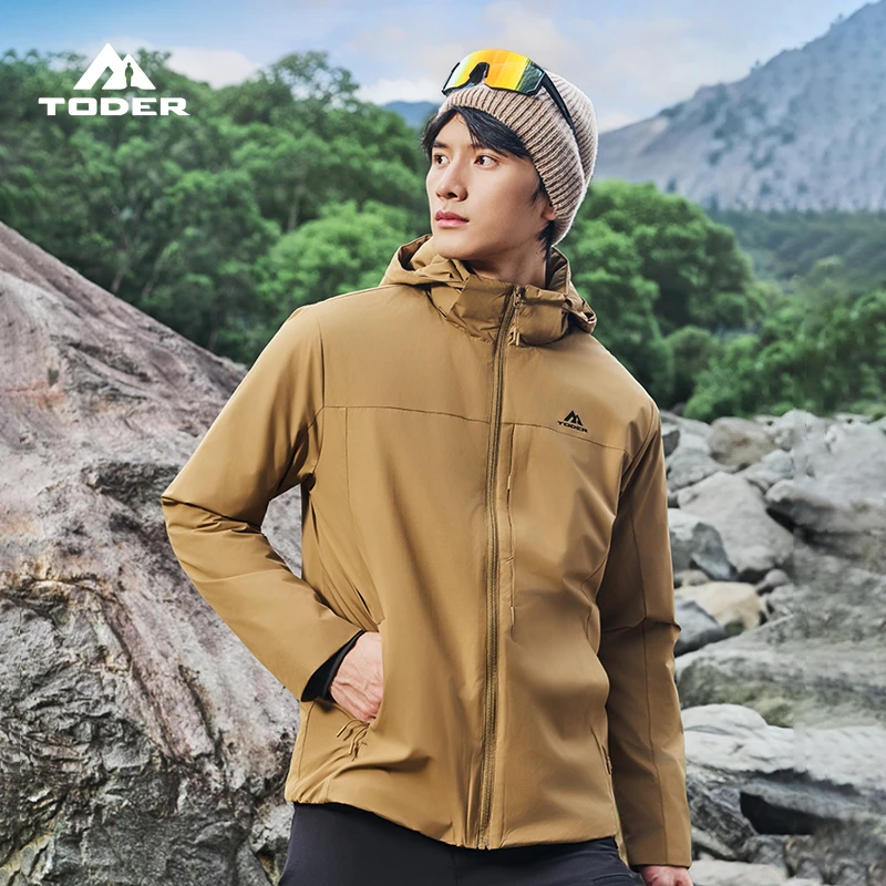 探野者TODER【MF01】户外棉服情侣款防风防泼保暖登山徒步连帽外套
