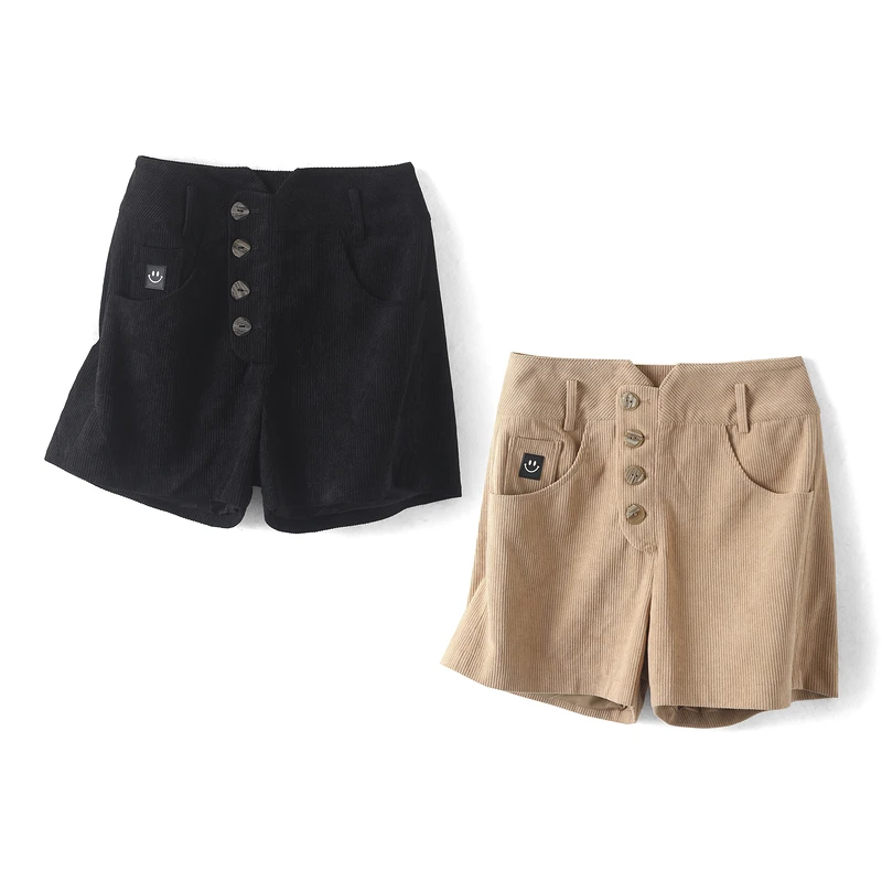 29081【糖系列】灯芯绒直筒短裤休闲裤DKZ2151120