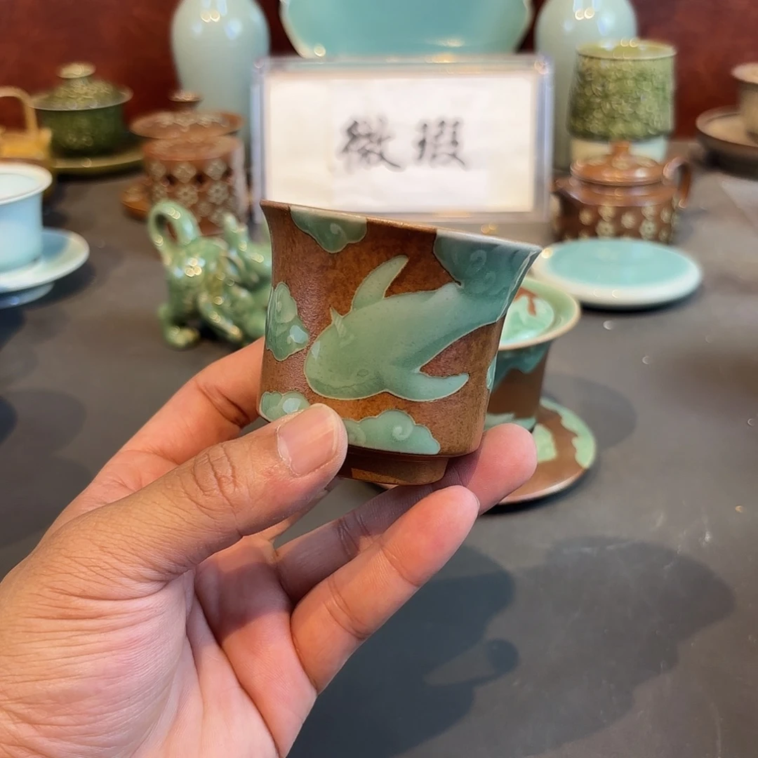 瓷片龙泉青瓷福利青瓷
