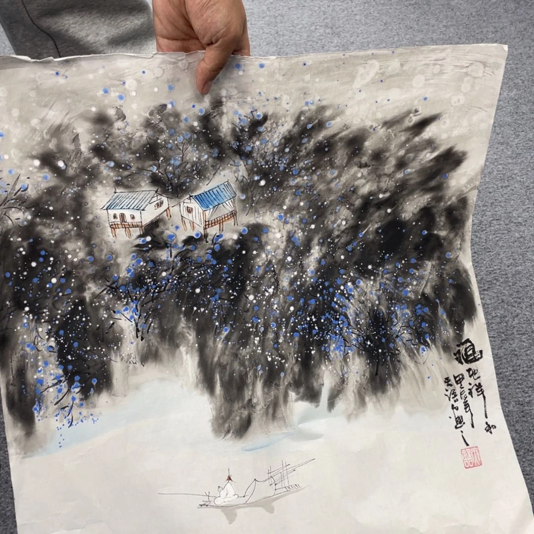 国画手绘国画欣赏一下