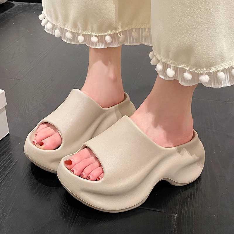 网红超火爆款厚底2025新款夏季时尚百搭厚底厚底拖鞋网红拖鞋厚底