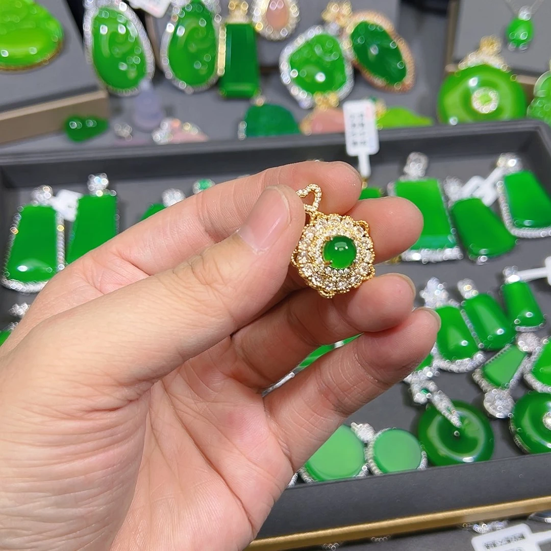 玛瑙/玉髓合金颈饰