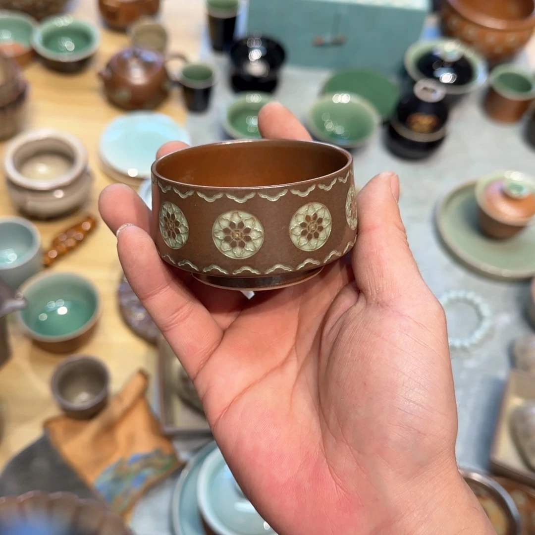 小金茶具青瓷茶器