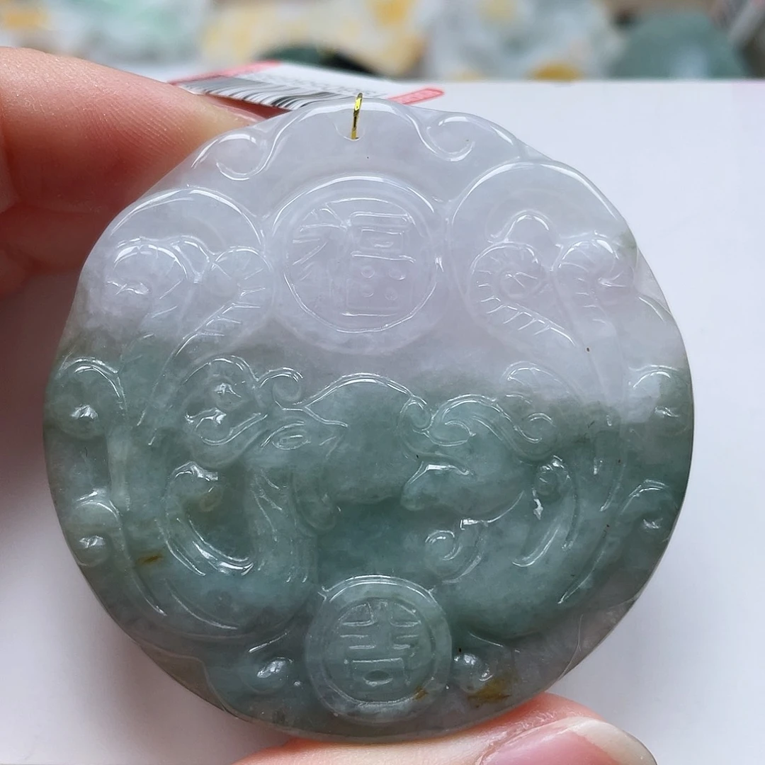 翡翠未镶嵌吊坠(不含链)翡翠