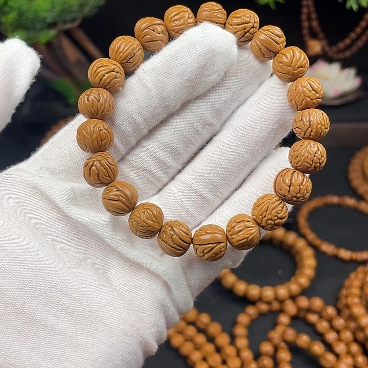 金***丶桃核吊坠秦岭龙纹桃核