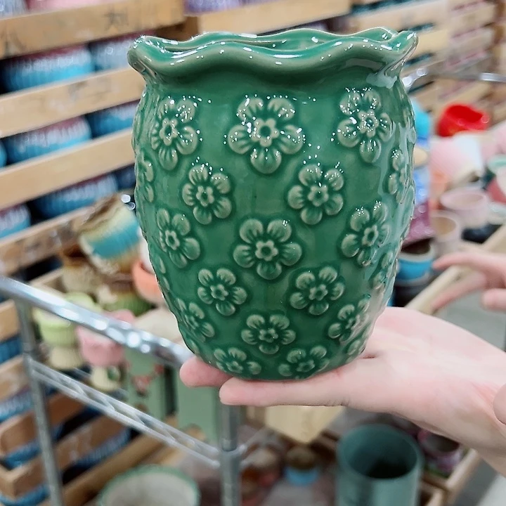 有孔，满10元发货多肉陶瓷花盆