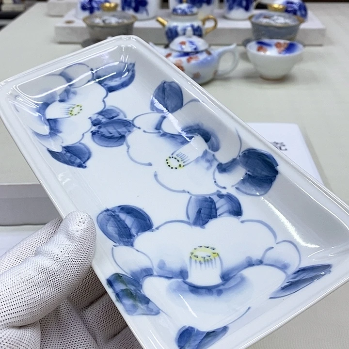 摆件进口瓷器九谷