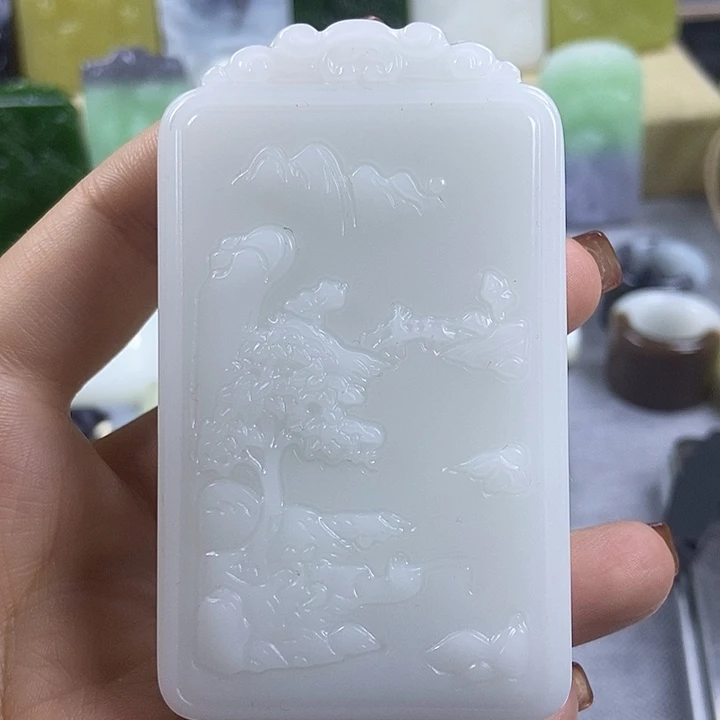 颈饰未镶嵌和田玉