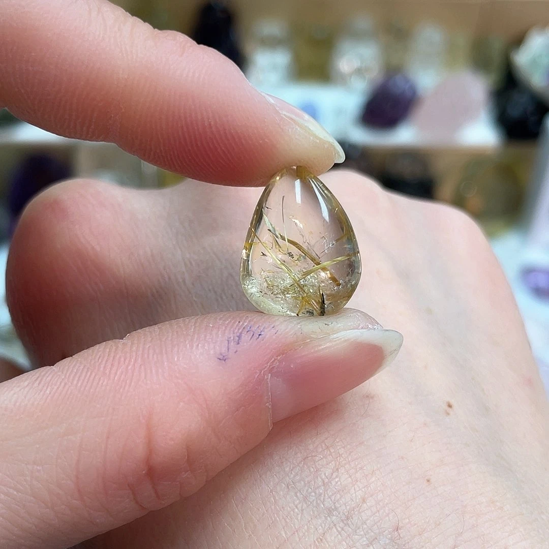 发晶珠宝半成品未镶嵌张*晴