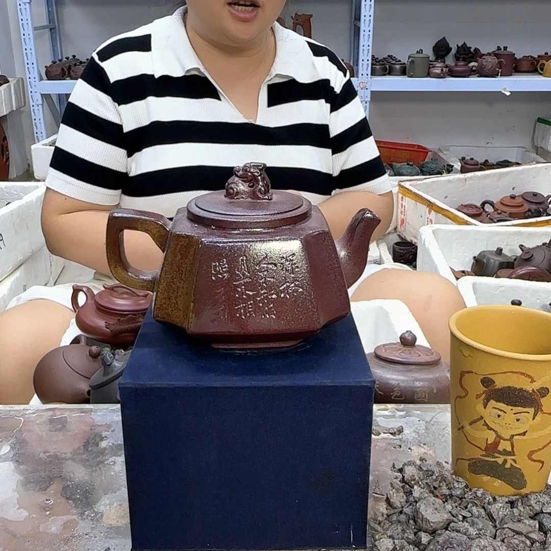 茶壶紫砂宜兴紫砂壶瑕疵处理