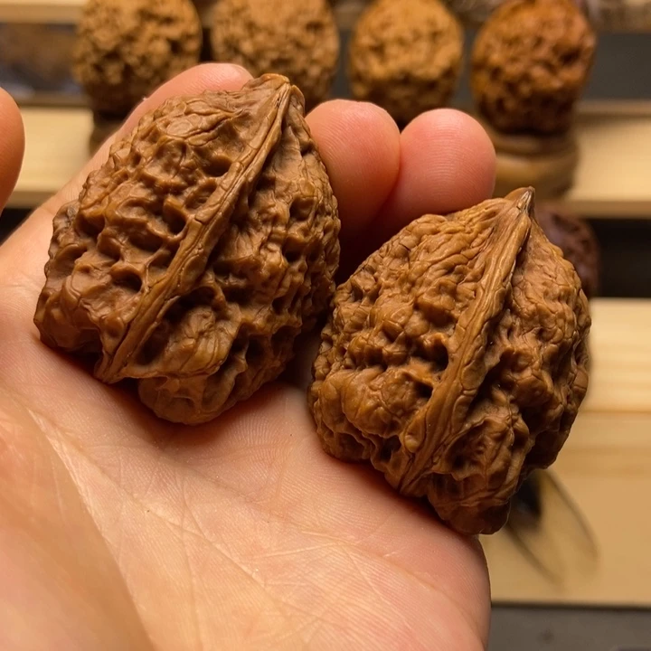 把件文玩核桃异型一帆风顺